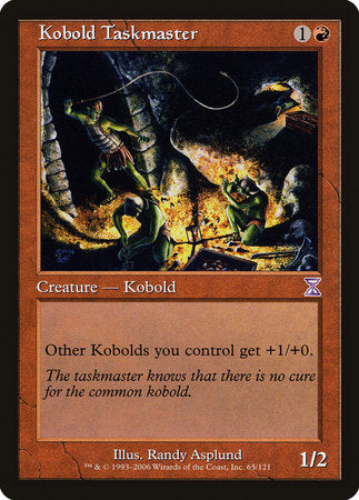 Kobold Taskmaster [Time Spiral Timeshifted] | Cards and Coasters CA