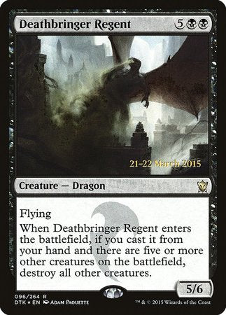 Deathbringer Regent [Dragons of Tarkir Promos] | Cards and Coasters CA