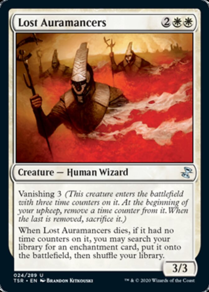 Lost Auramancers [Time Spiral Remastered] | Cards and Coasters CA