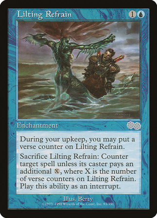 Lilting Refrain [Urza's Saga] | Cards and Coasters CA