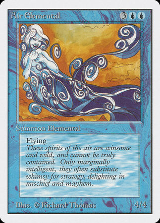 Air Elemental [Unlimited Edition] | Cards and Coasters CA