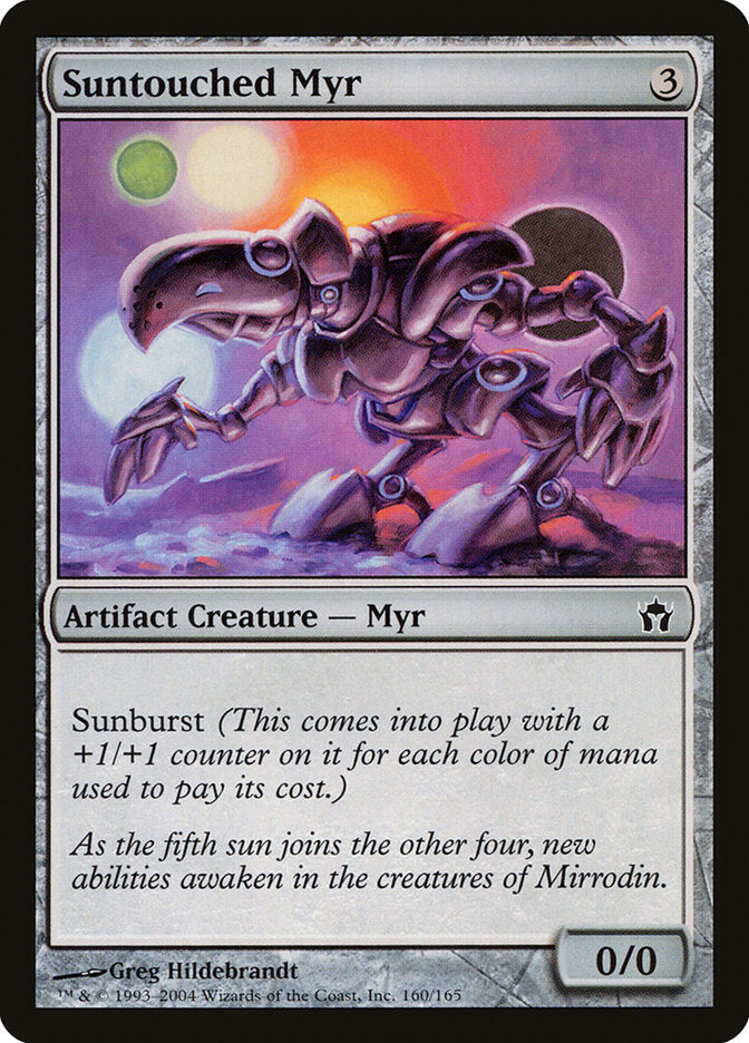 Suntouched Myr [Fifth Dawn] | Cards and Coasters CA