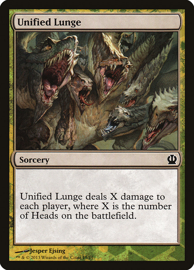 Unified Lunge [Theros Face the Hydra] | Cards and Coasters CA