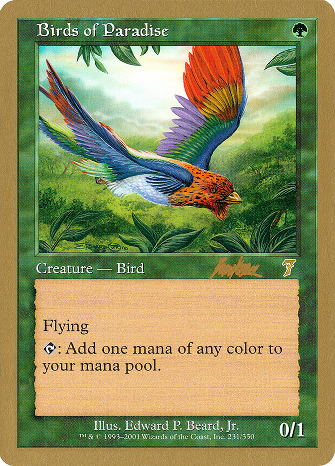 Birds of Paradise (Brian Kibler) [World Championship Decks 2002] | Cards and Coasters CA
