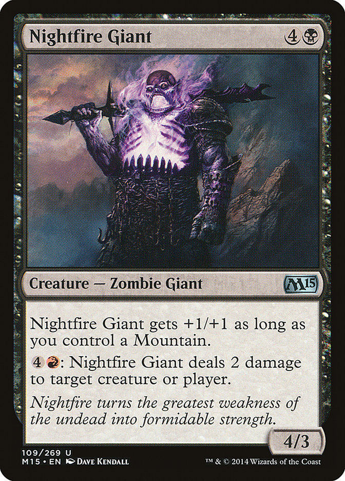 Nightfire Giant [Magic 2015] | Cards and Coasters CA
