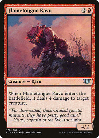 Flametongue Kavu [Commander 2014] | Cards and Coasters CA