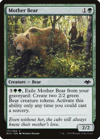 Mother Bear [Modern Horizons] | Cards and Coasters CA