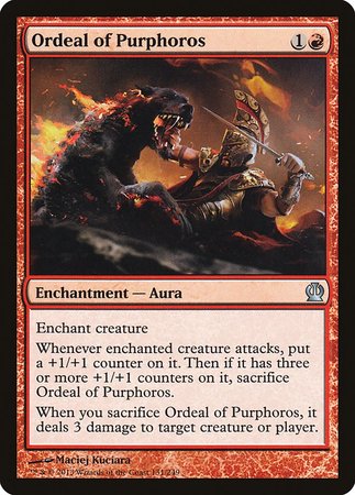 Ordeal of Purphoros [Theros] | Cards and Coasters CA