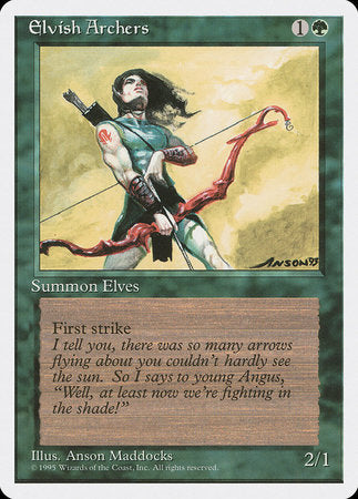 Elvish Archers [Fourth Edition] | Cards and Coasters CA