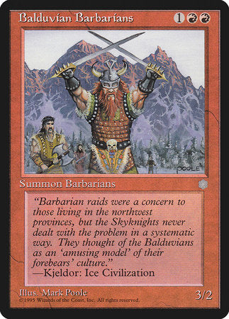 Balduvian Barbarians [Ice Age] | Cards and Coasters CA