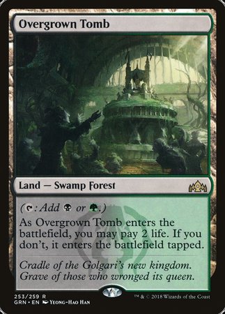 Overgrown Tomb [Guilds of Ravnica] | Cards and Coasters CA