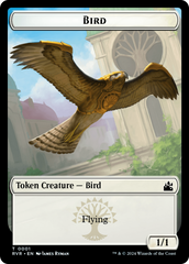 Bird // Soldier Double-Sided Token [Ravnica Remastered Tokens] | Cards and Coasters CA