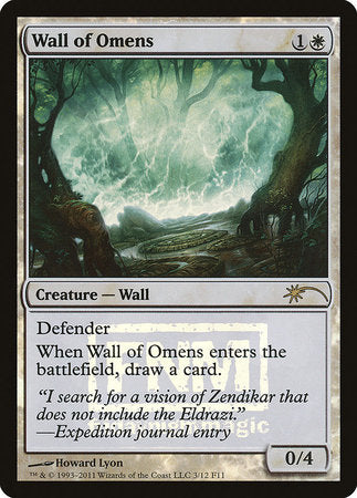 Wall of Omens [Friday Night Magic 2011] | Cards and Coasters CA