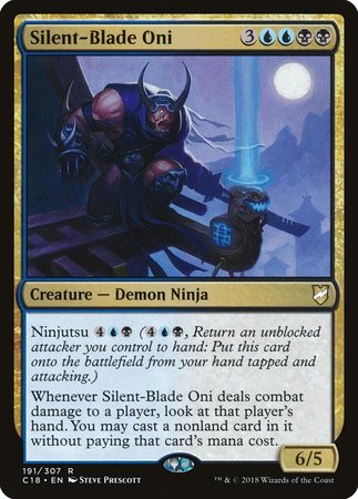 Silent-Blade Oni [Commander 2018] | Cards and Coasters CA