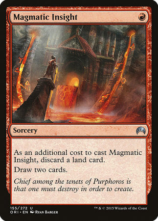 Magmatic Insight [Magic Origins] | Cards and Coasters CA