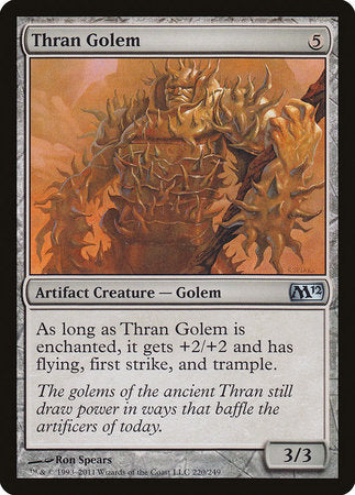Thran Golem [Magic 2012] | Cards and Coasters CA