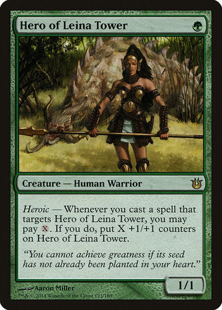 Hero of Leina Tower [Born of the Gods] | Cards and Coasters CA