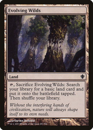 Evolving Wilds [Commander 2013] | Cards and Coasters CA
