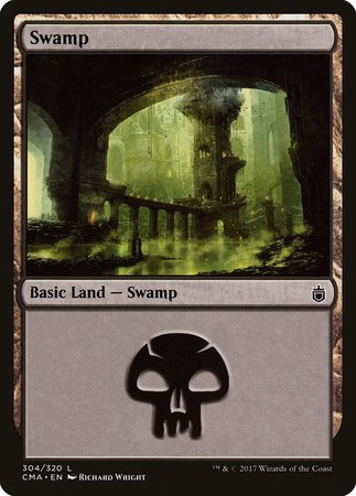 Swamp (304) [Commander Anthology] | Cards and Coasters CA