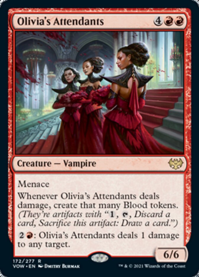 Olivia's Attendants [Innistrad: Crimson Vow] | Cards and Coasters CA