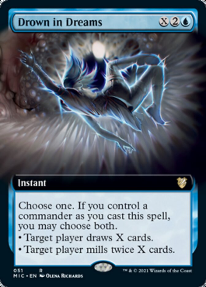 Drown in Dreams (Extended) [Innistrad: Midnight Hunt Commander] | Cards and Coasters CA