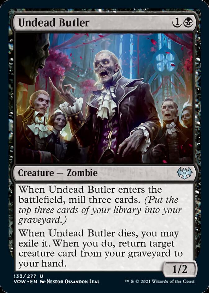 Undead Butler [Innistrad: Crimson Vow] | Cards and Coasters CA