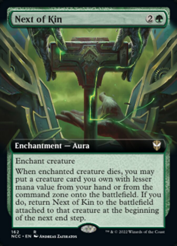Next of Kin (Extended Art) [Streets of New Capenna Commander] | Cards and Coasters CA