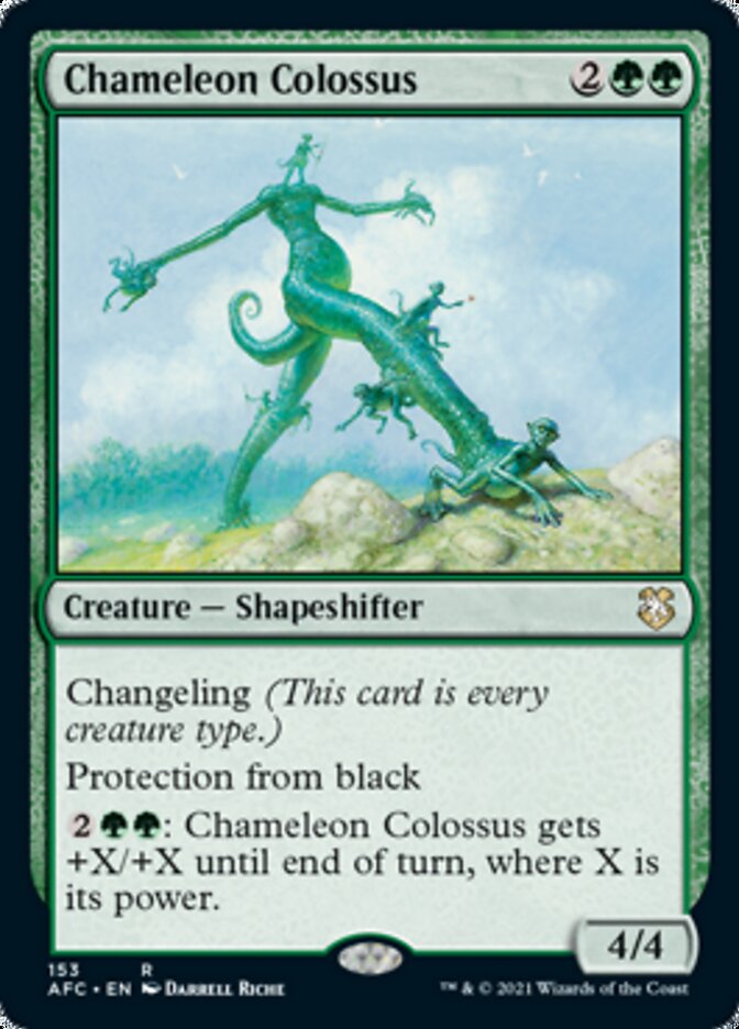 Chameleon Colossus [Dungeons & Dragons: Adventures in the Forgotten Realms Commander] | Cards and Coasters CA