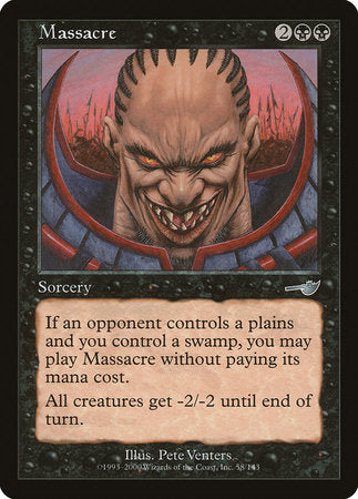 Massacre [Nemesis] | Cards and Coasters CA