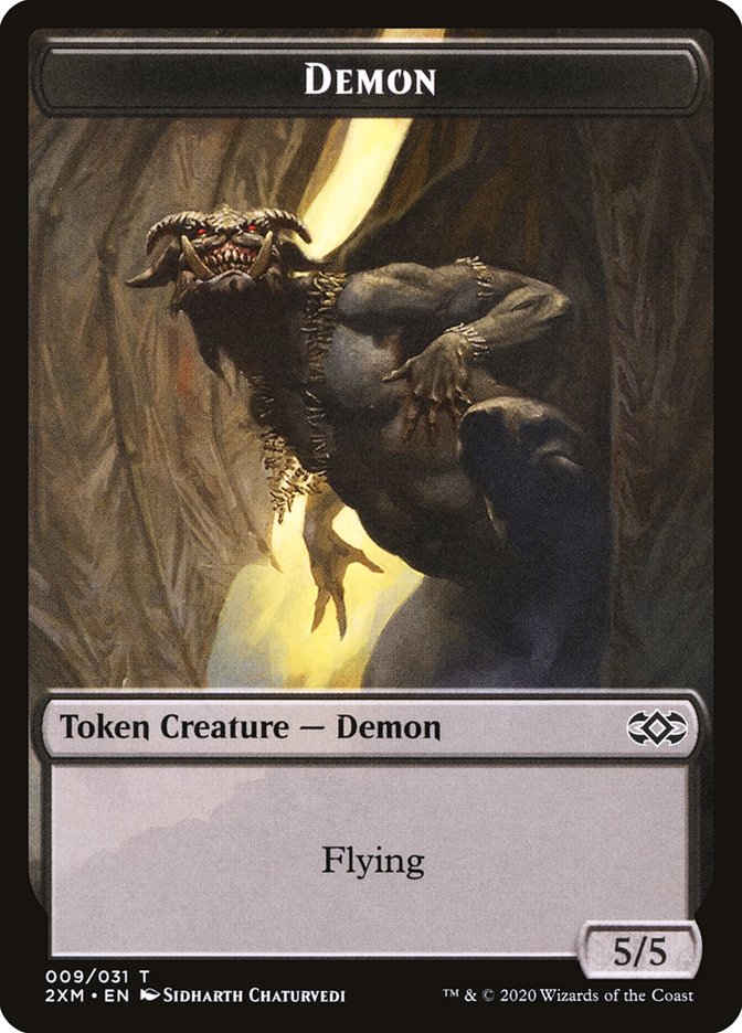 Demon Token [Double Masters] | Cards and Coasters CA