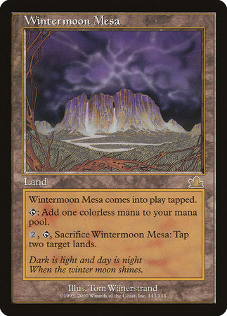 Wintermoon Mesa [Prophecy] | Cards and Coasters CA