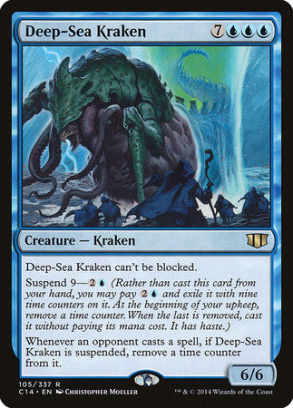 Deep-Sea Kraken [Commander 2014] | Cards and Coasters CA