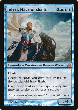 Teferi, Mage of Zhalfir [From the Vault: Legends] | Cards and Coasters CA
