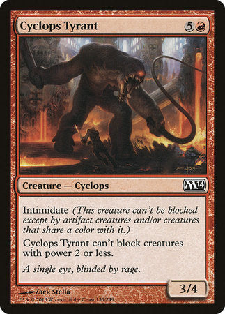 Cyclops Tyrant [Magic 2014] | Cards and Coasters CA