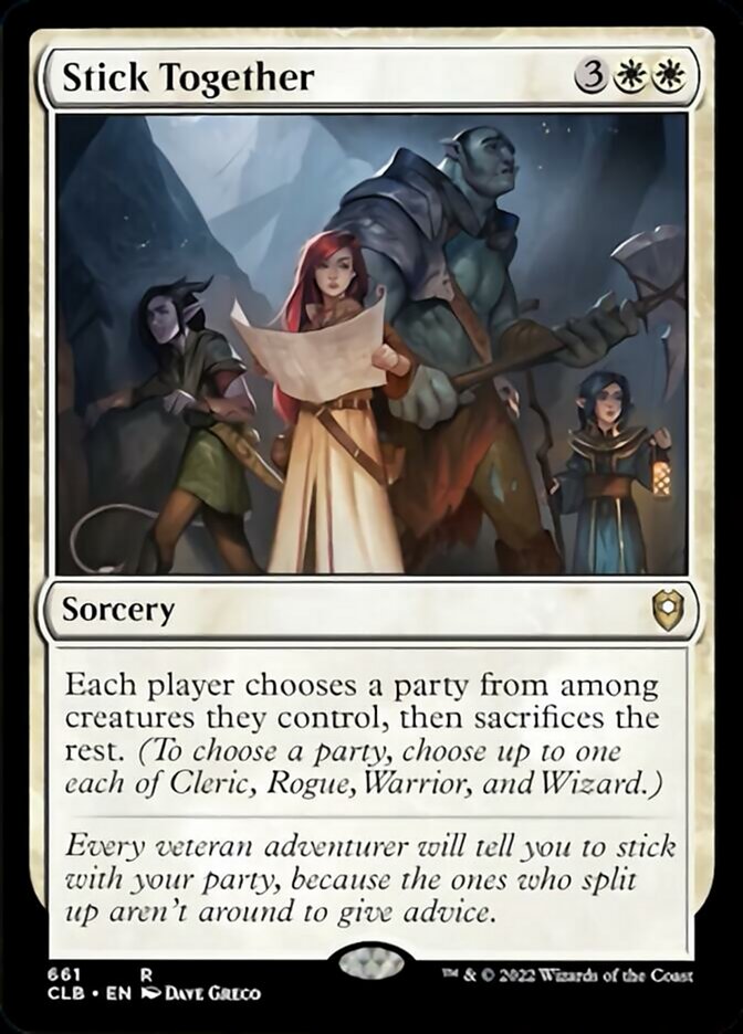 Stick Together [Commander Legends: Battle for Baldur's Gate] | Cards and Coasters CA