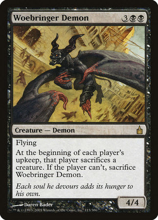 Woebringer Demon [Ravnica: City of Guilds] | Cards and Coasters CA