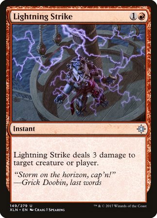 Lightning Strike [Ixalan] | Cards and Coasters CA