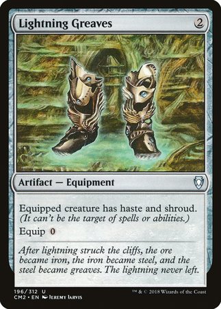 Lightning Greaves [Commander Anthology Volume II] | Cards and Coasters CA