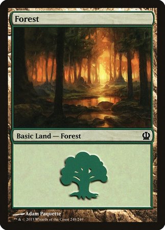 Forest (248) [Theros] | Cards and Coasters CA