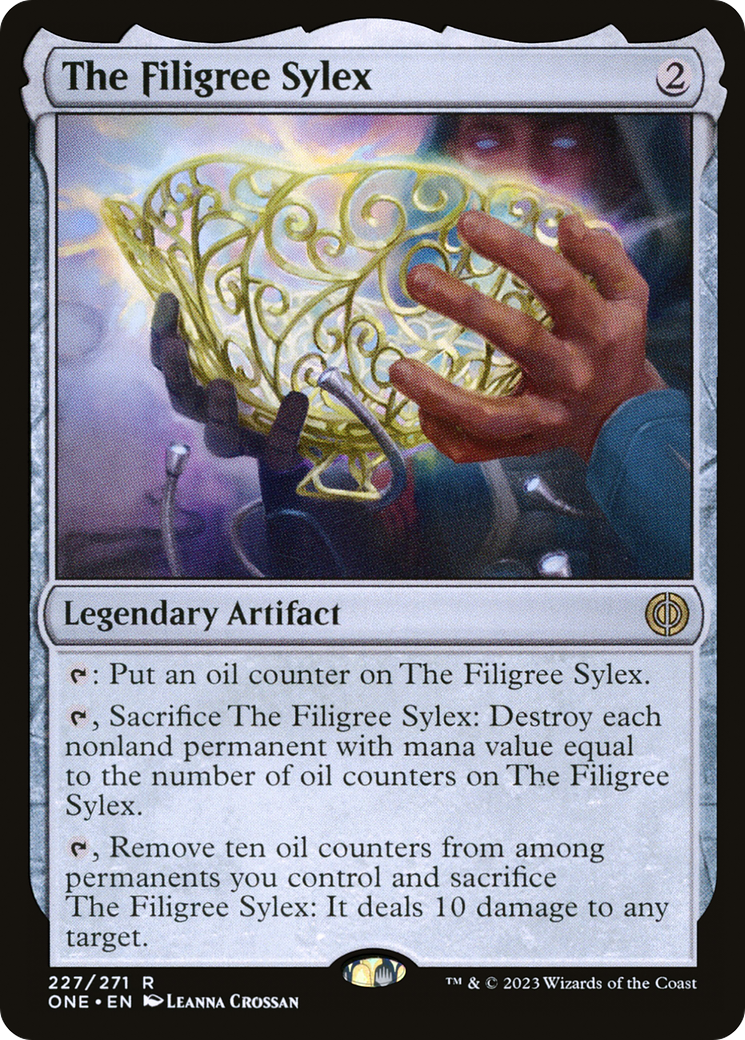 The Filigree Sylex [Phyrexia: All Will Be One] | Cards and Coasters CA