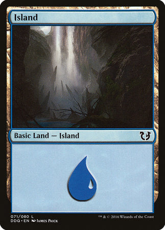 Island (71) [Duel Decks: Blessed vs. Cursed] | Cards and Coasters CA