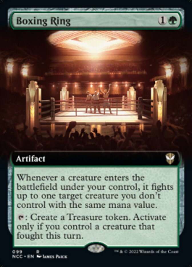 Boxing Ring (Extended Art) [Streets of New Capenna Commander] | Cards and Coasters CA