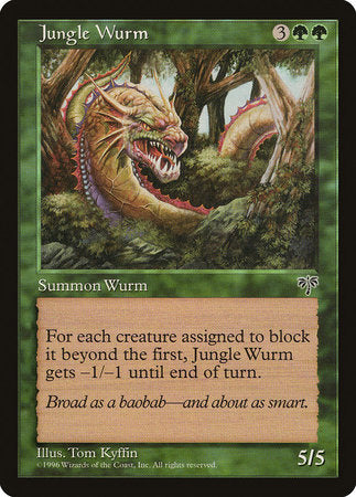 Jungle Wurm [Mirage] | Cards and Coasters CA