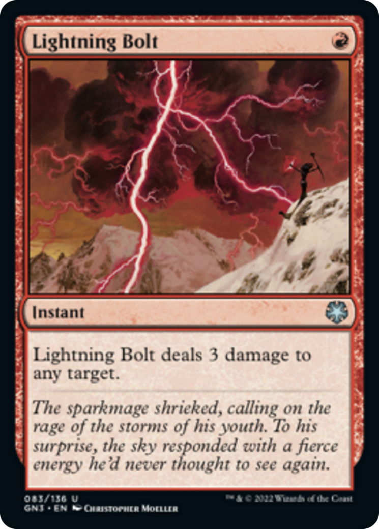 Lightning Bolt [Game Night: Free-for-All] | Cards and Coasters CA