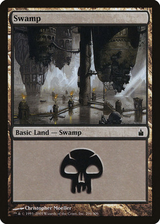 Swamp (296) [Ravnica: City of Guilds] | Cards and Coasters CA
