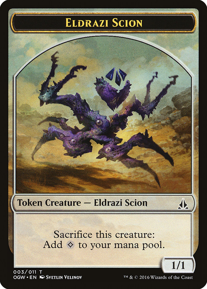 Eldrazi Scion (003/011) [Oath of the Gatewatch Tokens] | Cards and Coasters CA