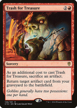 Trash for Treasure [Commander 2016] | Cards and Coasters CA