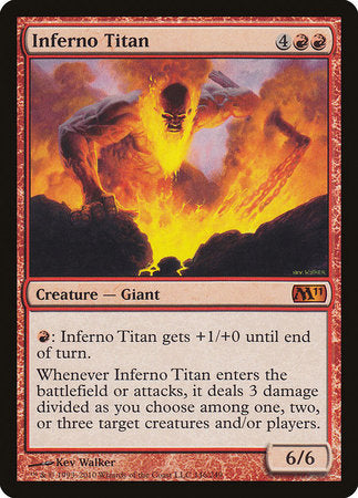 Inferno Titan [Magic 2011] | Cards and Coasters CA