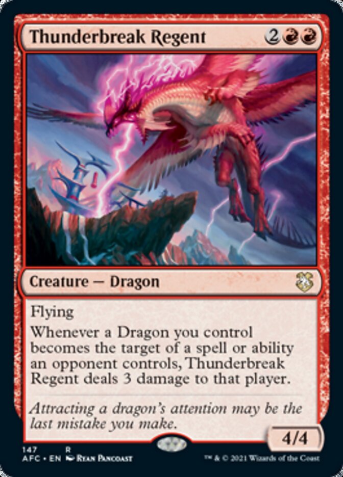 Thunderbreak Regent [Dungeons & Dragons: Adventures in the Forgotten Realms Commander] | Cards and Coasters CA