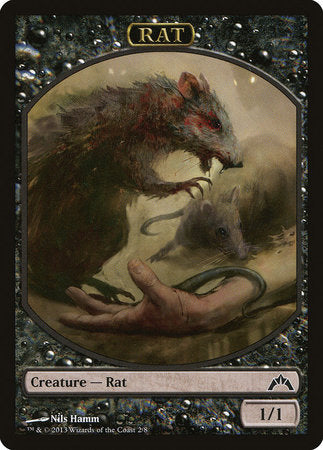 Rat Token [Gatecrash Tokens] | Cards and Coasters CA